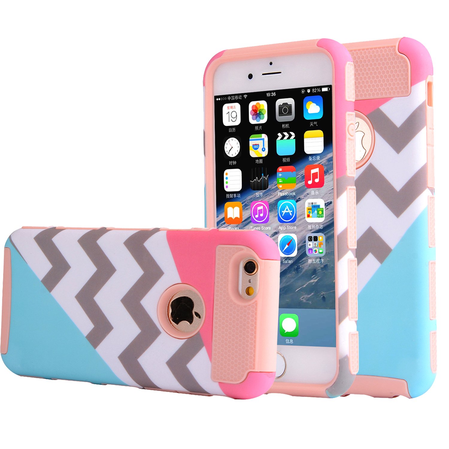 plus 手机壳,iphone 6 plus 手机壳,baisrke [2in1] 苹果 iphone 6/6s